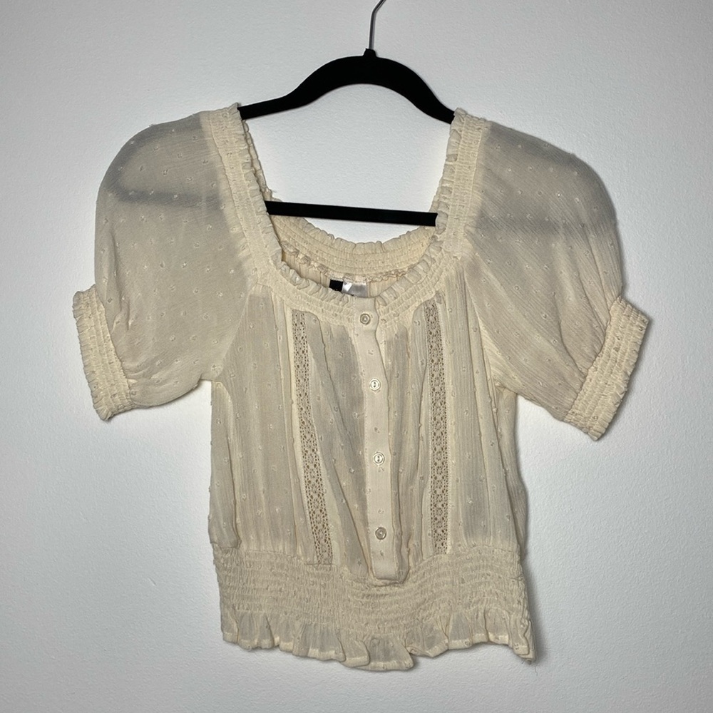 H&M Cream Top
